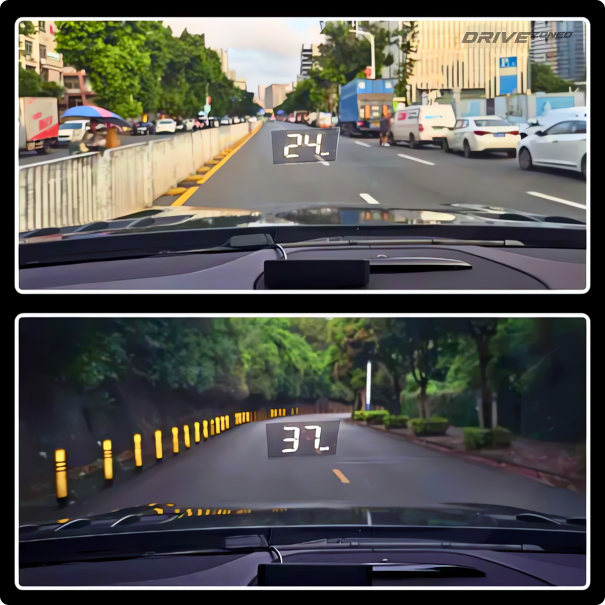 DriveZoned Head Up Display™